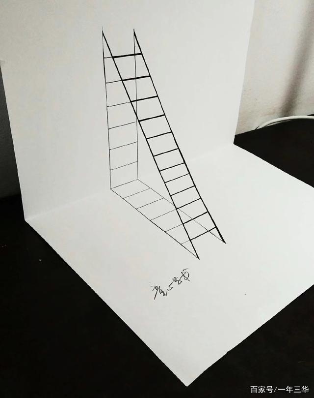 立体梯子图片,立体画入门 简单 教程梯子