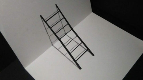 立体梯子图片,立体画入门 简单 教程梯子